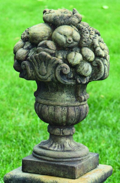 Fruit Topiary Finial Garden Accent Sculpture